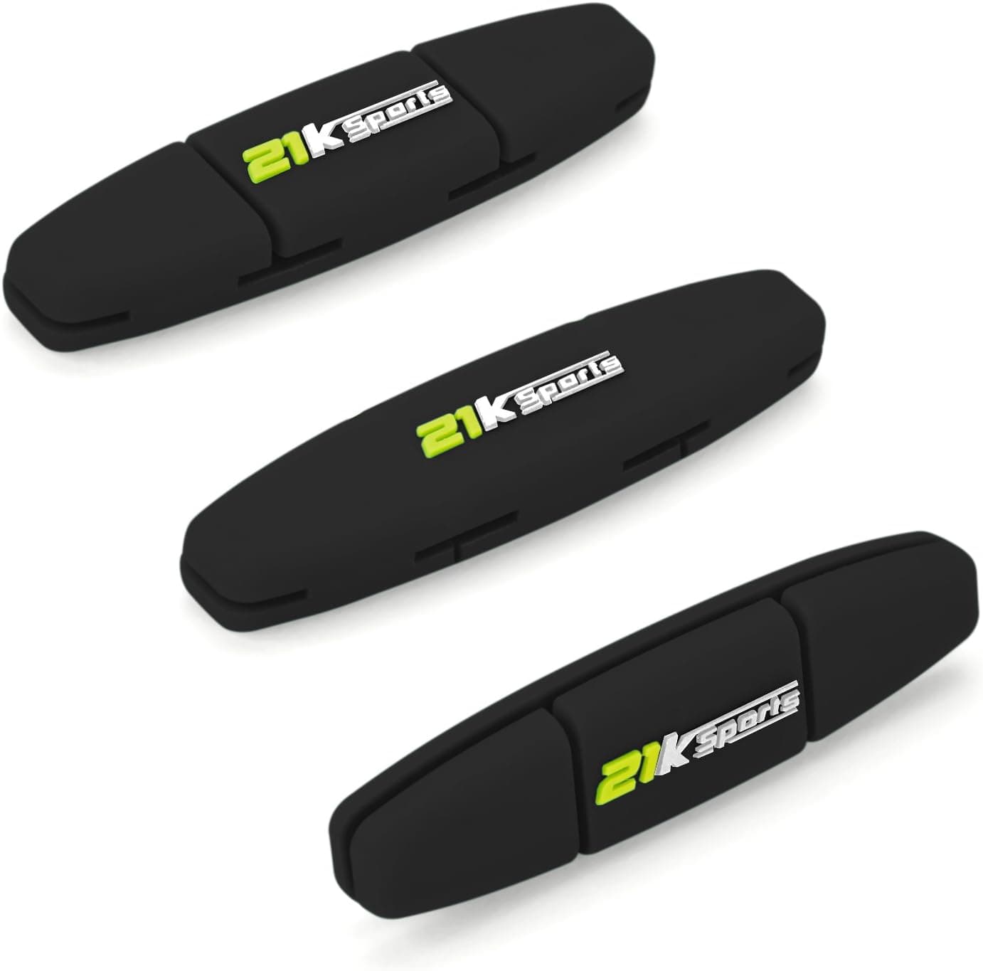 21K Sports Tennis Vibration Dampener- Set of 3-Tennis Shock Absorber for Strings- Best for Tennis Racket, Premium Durable & Long-Lasting- Great for Tennis Players (Green)