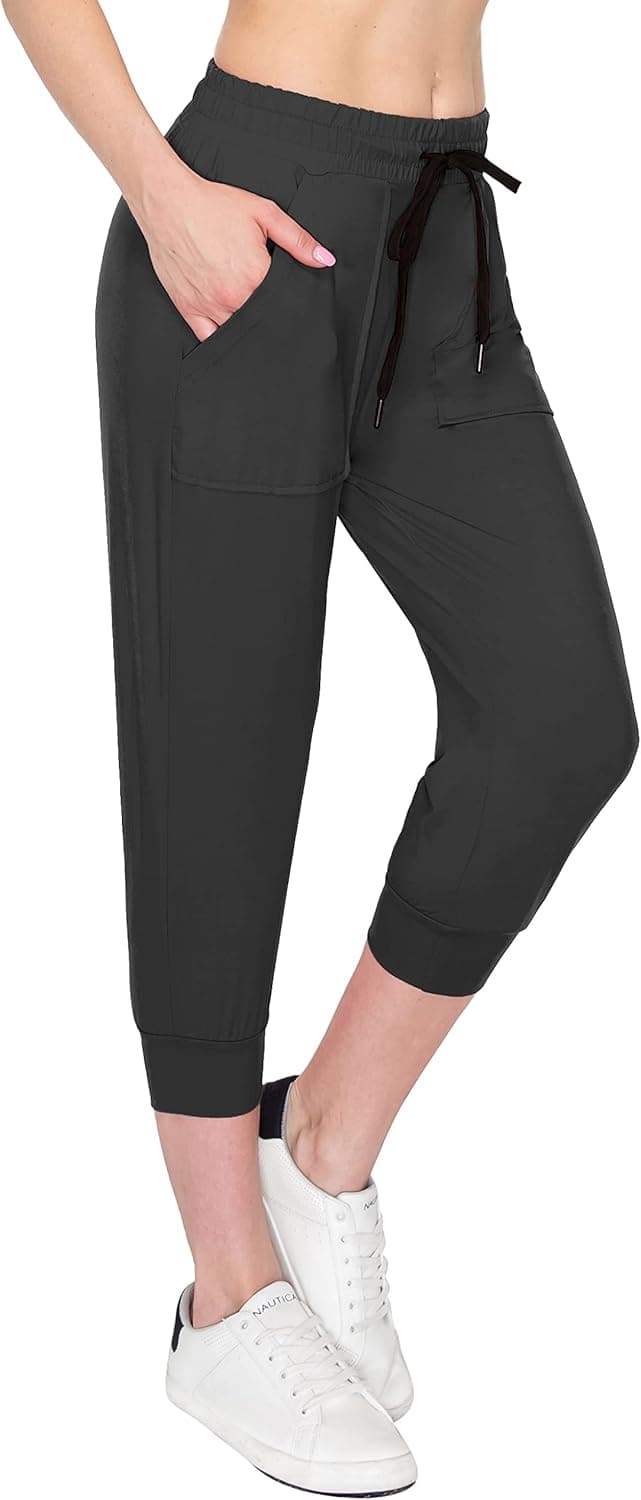 ALWAYS Women's Slimfit Jogger Pants - Buttery Soft Stretch Casual Comfy Athletic Sweatpants with Pockets