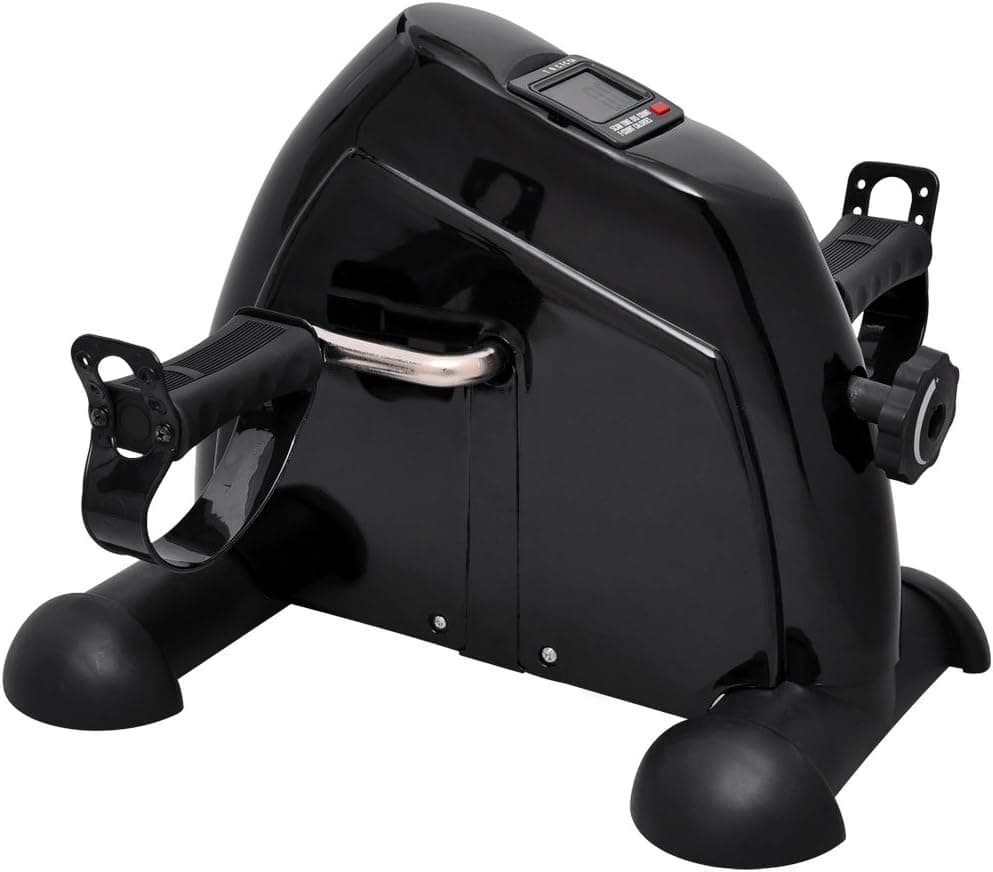 GC Global Direct Miniature Pedal Exercise Machine: Suitable for Lower or Upper Body (Black)