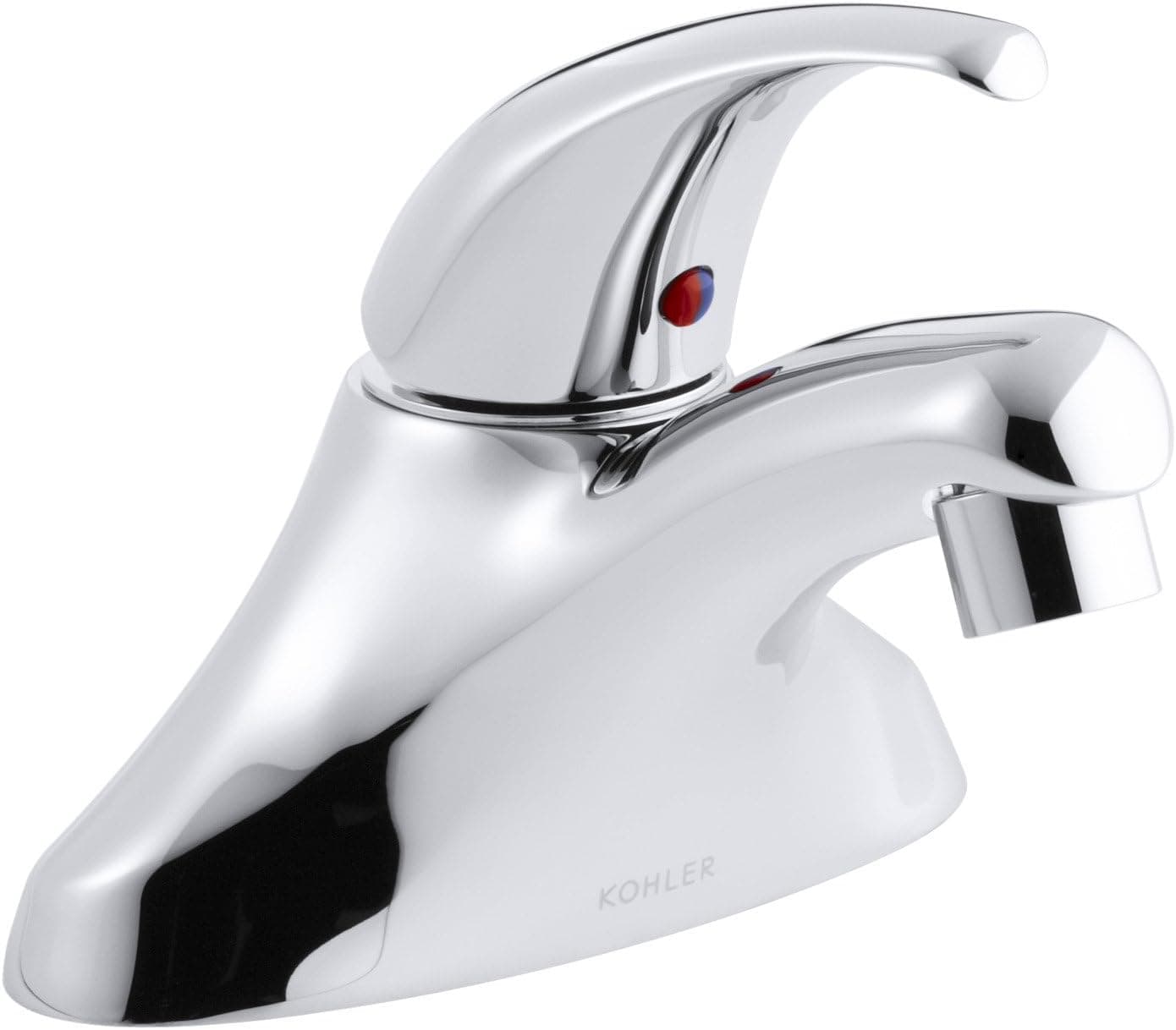KOHLER K-15592-P-CP Coralais Single Control Centerset Lavatory Faucet, Polished Chrome