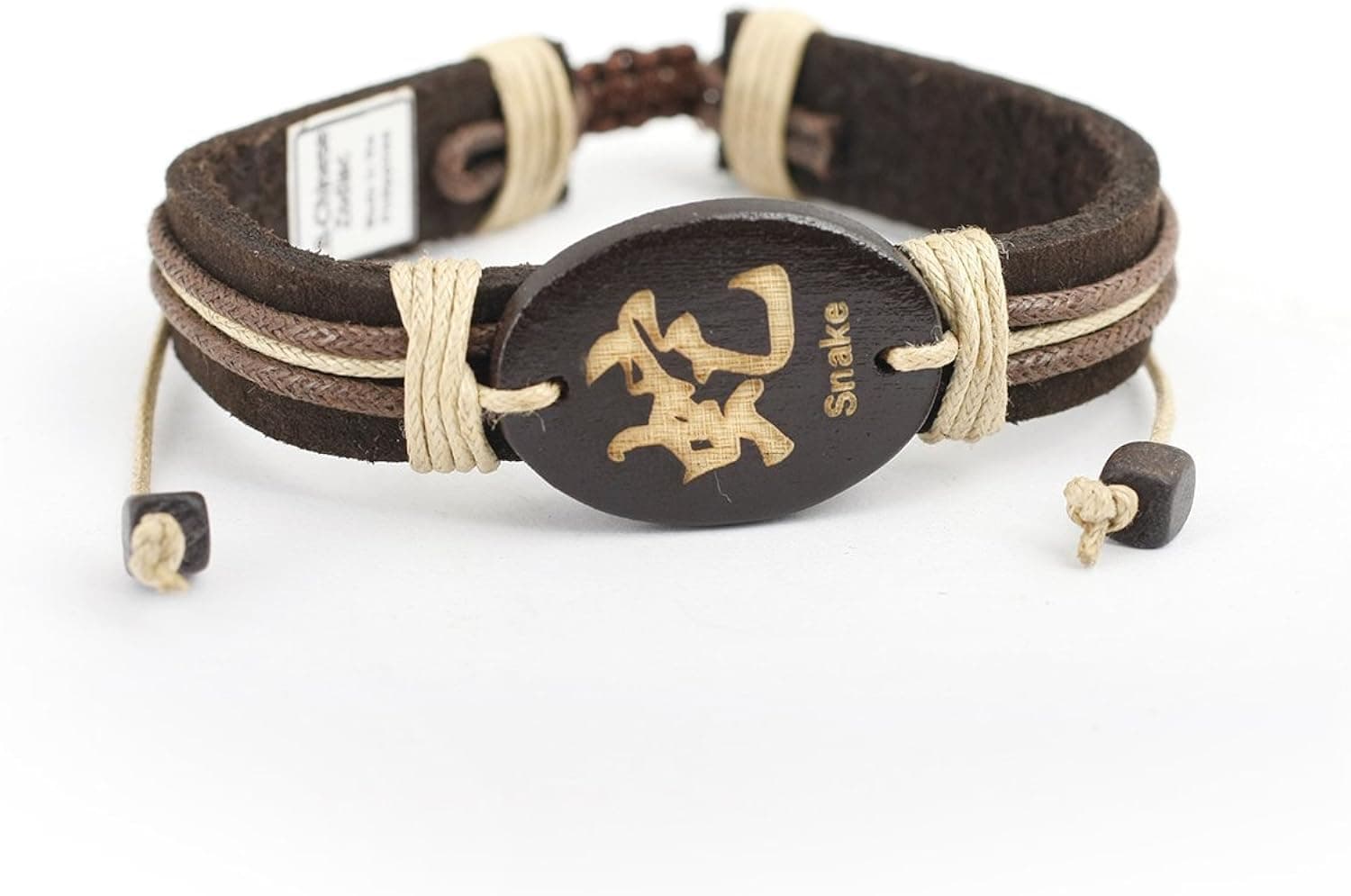 JewelryVolt Adjustable Leatherette Bracelet - Chinese Zodiac Symbols