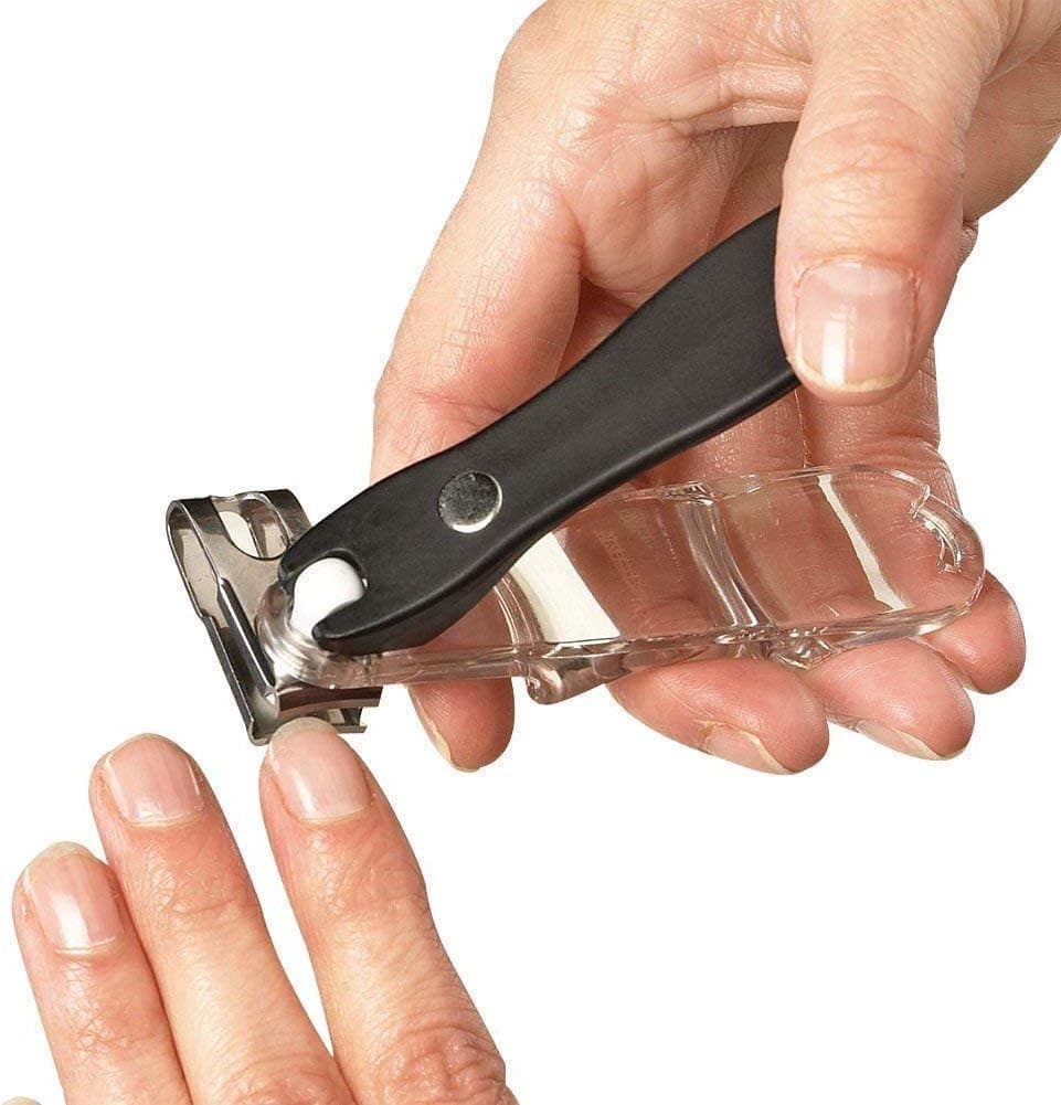 VIEEL 360 Degree Rotary Nail Clipper | Stainless Steel Sharp Blade Fingernail Toenail Clipper, Trimmer and Cutter Toe Nail Clipper - Ergonomic Design to Easily Trim Finger and Toenails