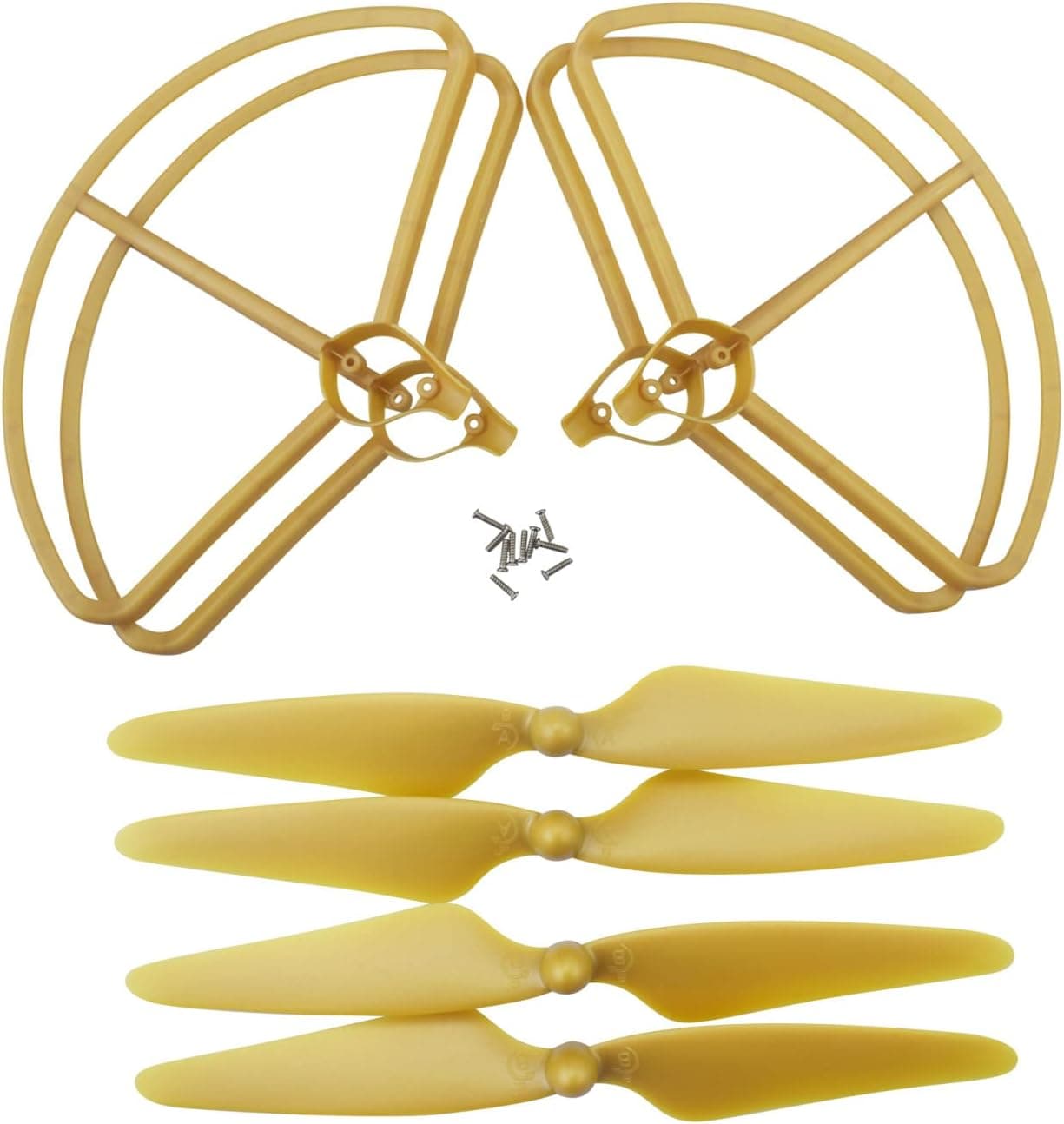 Fytoo Accessories 4pcs propellers +4 Propeller Protection Covers for Hubsan h501s Spare Parts RC Drone Propellers & Protection Cover Accessories