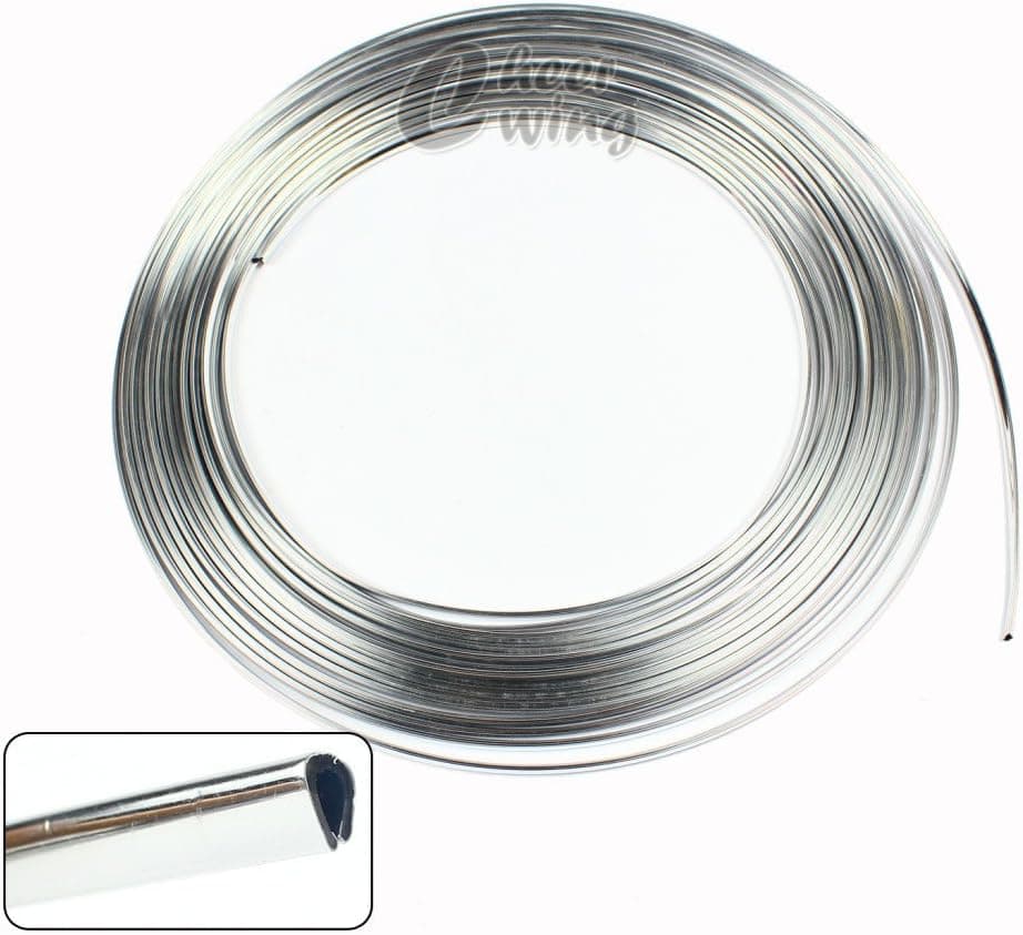 5Meter Smart Car Clear Door Edge Guard Trim Mold Protector Silver