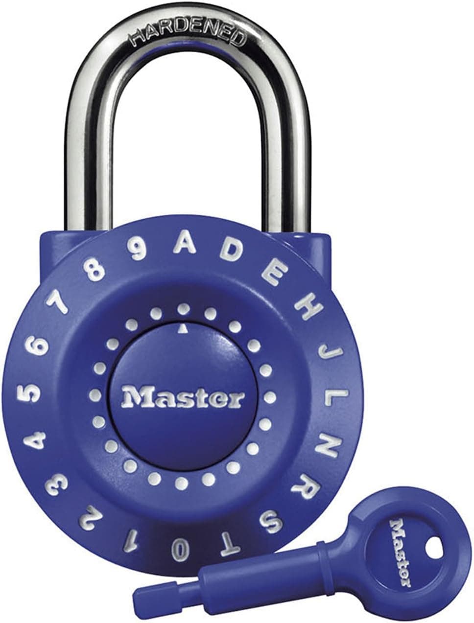 Master Lock Padlock, Set Your Own Combination Lock, 1-15/16 in. Wide, Assorted Colors, 1590D