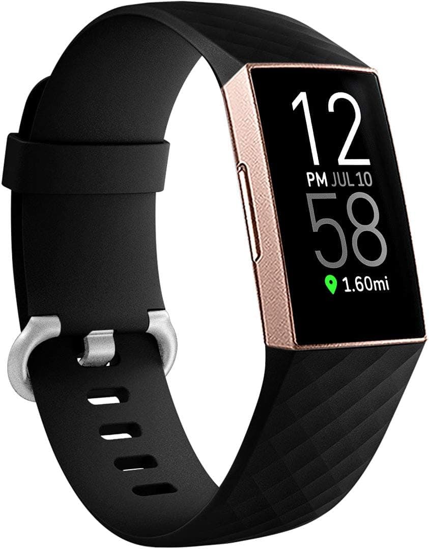 Ouwegaga Bands Compatible for Fitbit Charge 4 and Charge 3 Water Resistant Fitness Wristbands Combo