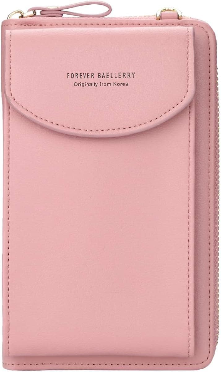 imeetu PU Leather Small Cell Phone Purse Wallet Crossbody Bag for Women