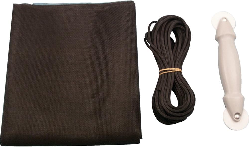 Prime-Line P 7539 Replacement Door Repair Kit, Charcoal Fiberglass Screen, Vinyl Spline, 36", Black