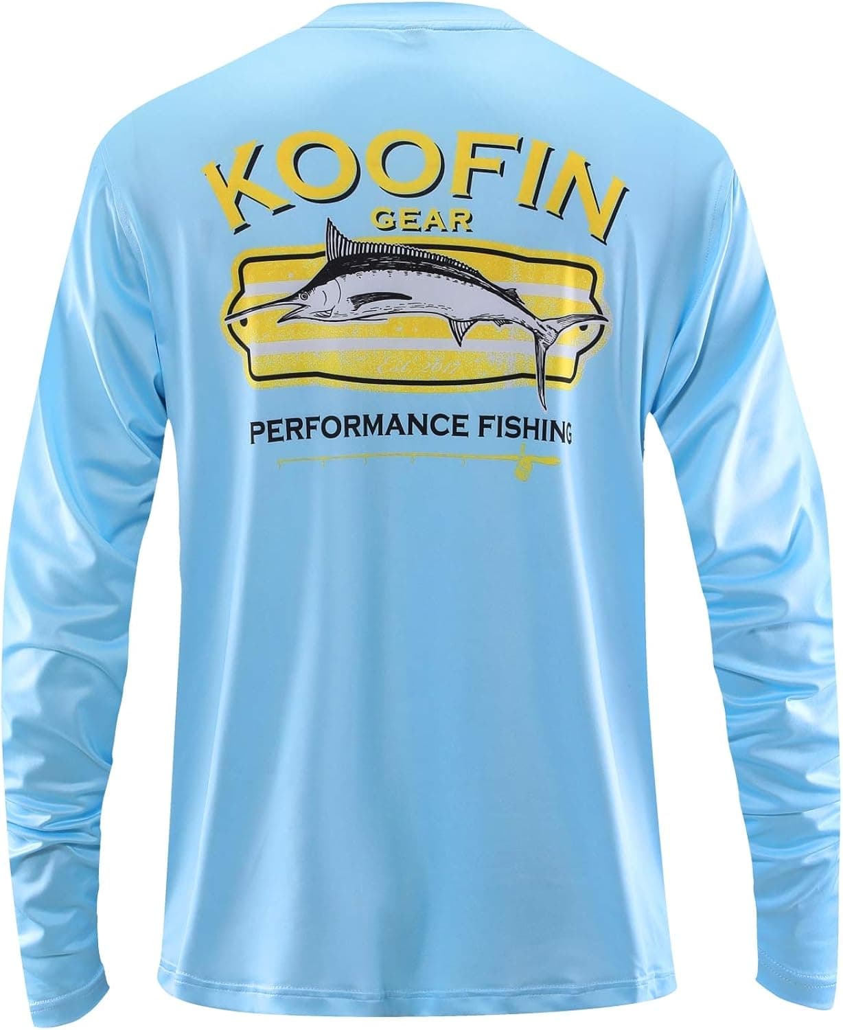 Performance Fishing Shirt Sun Protection Shirt UPF50 Outdoor Long Sleeve Dry-Fit Athletic Shirts US Flag