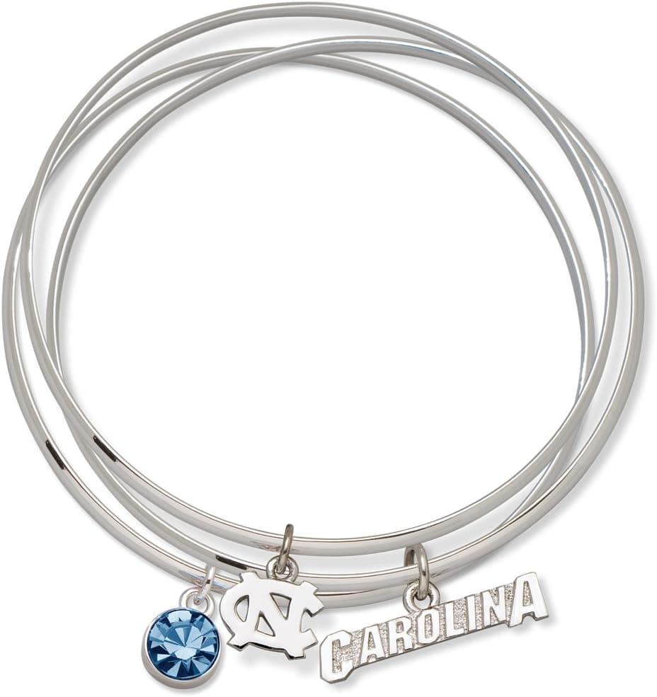 University of North Carolina Triple Bangle Bracelet