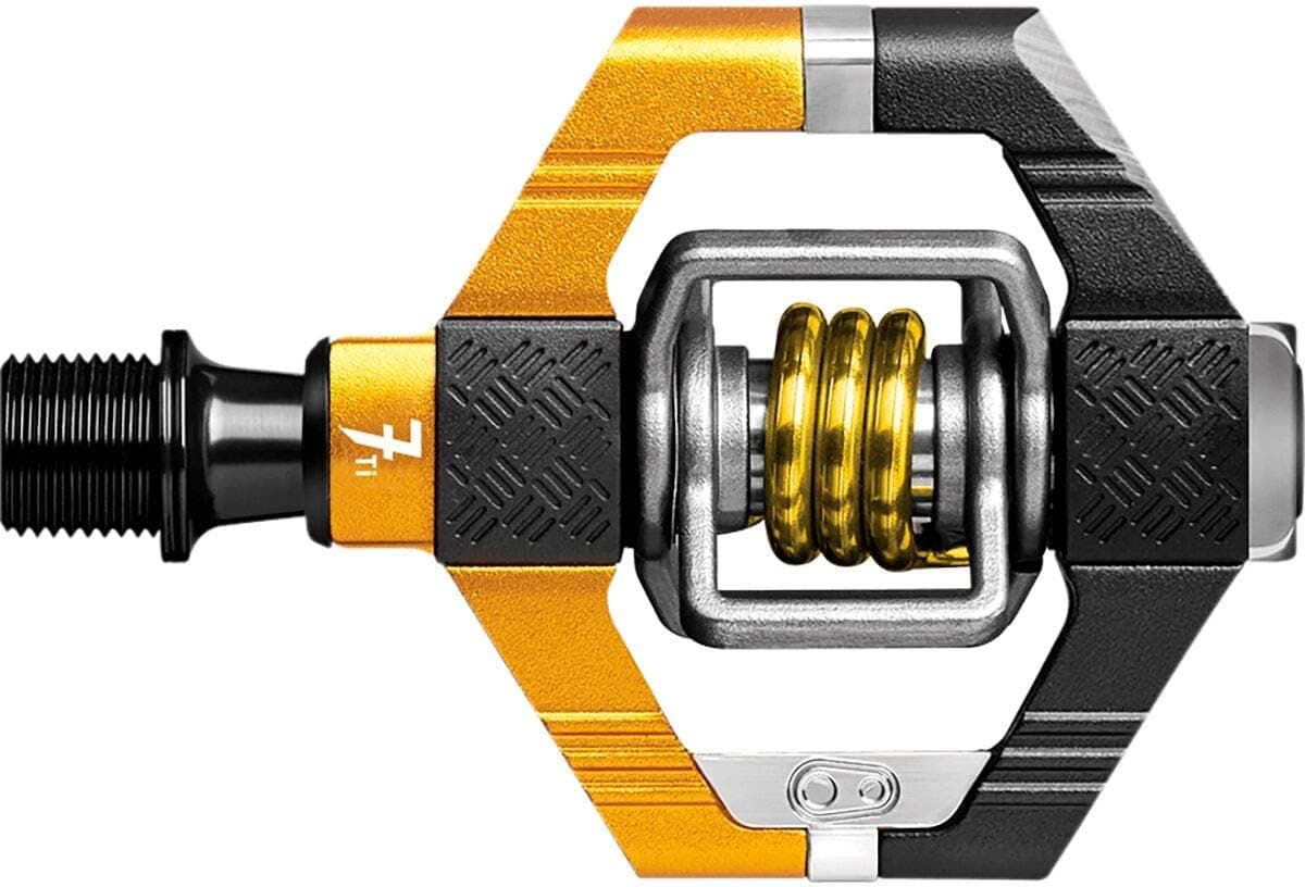 Crank Brothers Candy 7 Ti Pedals Black/Gold, One Size
