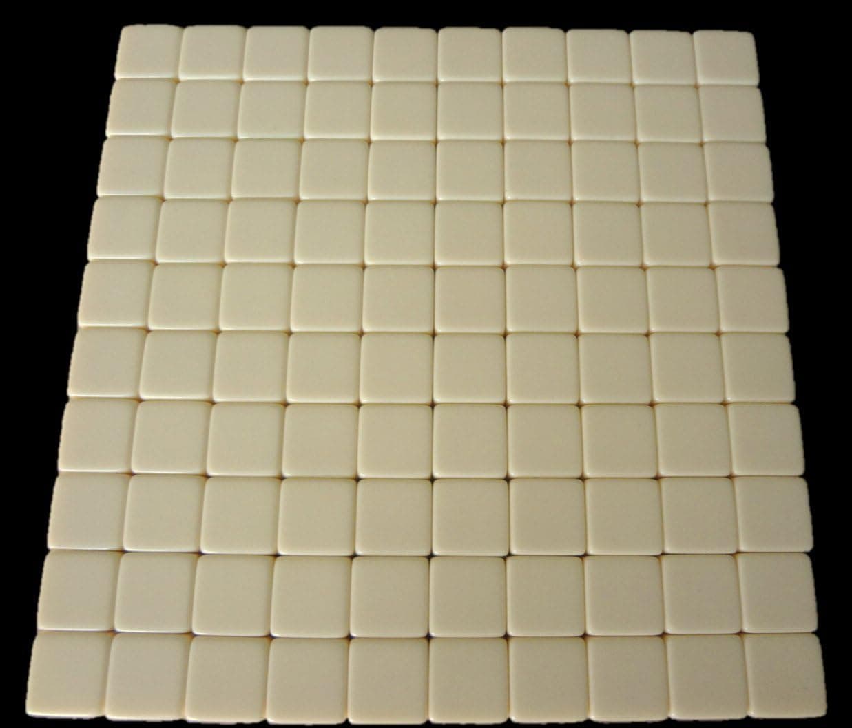 100 Blank Ivory Dice 16MM