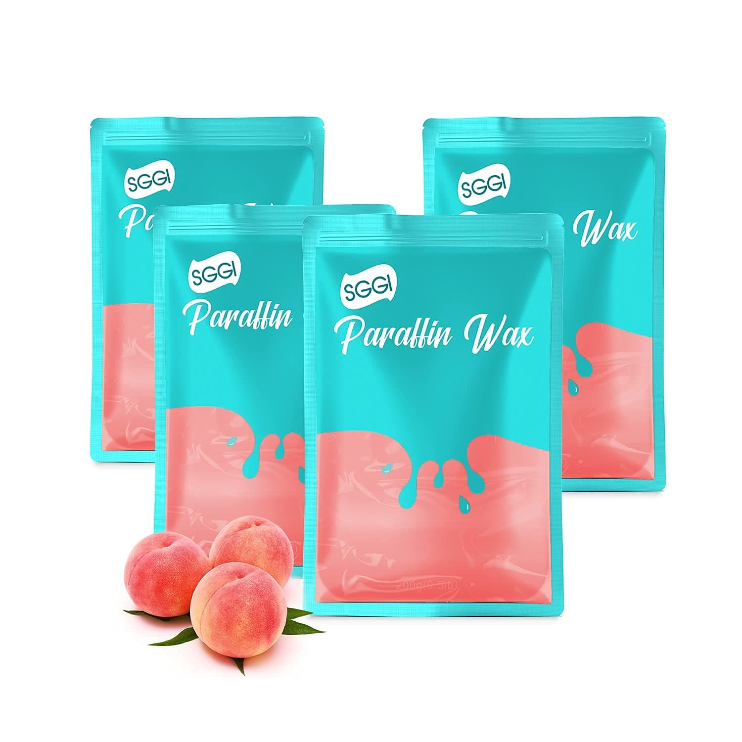SGGI Paraffin Wax Refill 1.76 lb, Use to Moisturize and Smooth Skin, Relieve Arthritis Pain and Stiff Muscles, Great Paraffin Bath for Hands and Feet Paraffin Wax with Peach Scented