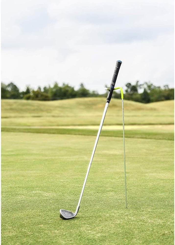 Mobile Pro Shop V-Shaped Golf Club Stand Keeps Your Clubs Clean, Dry & Visible, Made of Highly Durable Stainless Steel - Easy to Carry Golf Club Holder