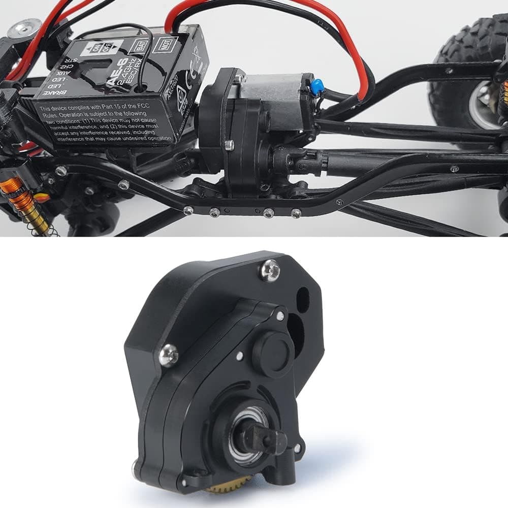 Benedict Harry Metal Transmission Gearbox for RC 1:24 Axial SCX24 90081 AXI00001 AXI00002 Upgrade Parts