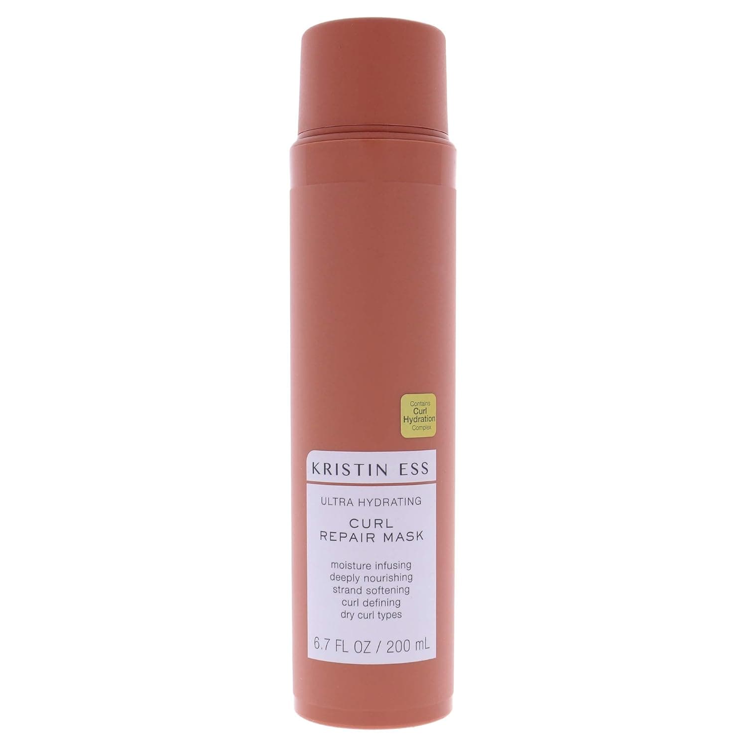 Kristin Ess Hair Ultra Hydrating Curl Repair Hair Mask with Shea Butter - Deep Conditioner Treatment for Dry Damaged Curly Hair, Vegan, Color + Keratin Safe, 6.7 fl oz