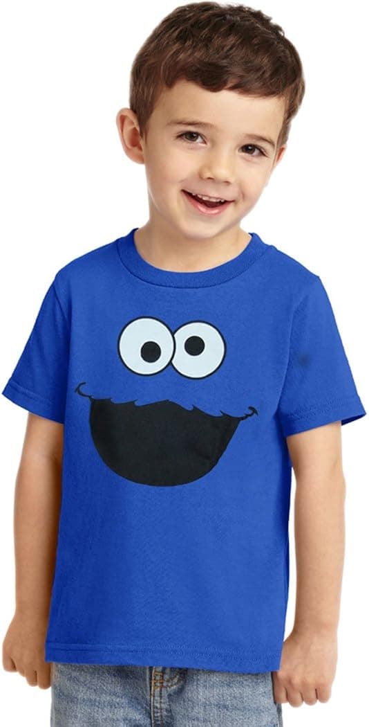 Animation Shops Cookie Monster Face Toddler T-Shirt