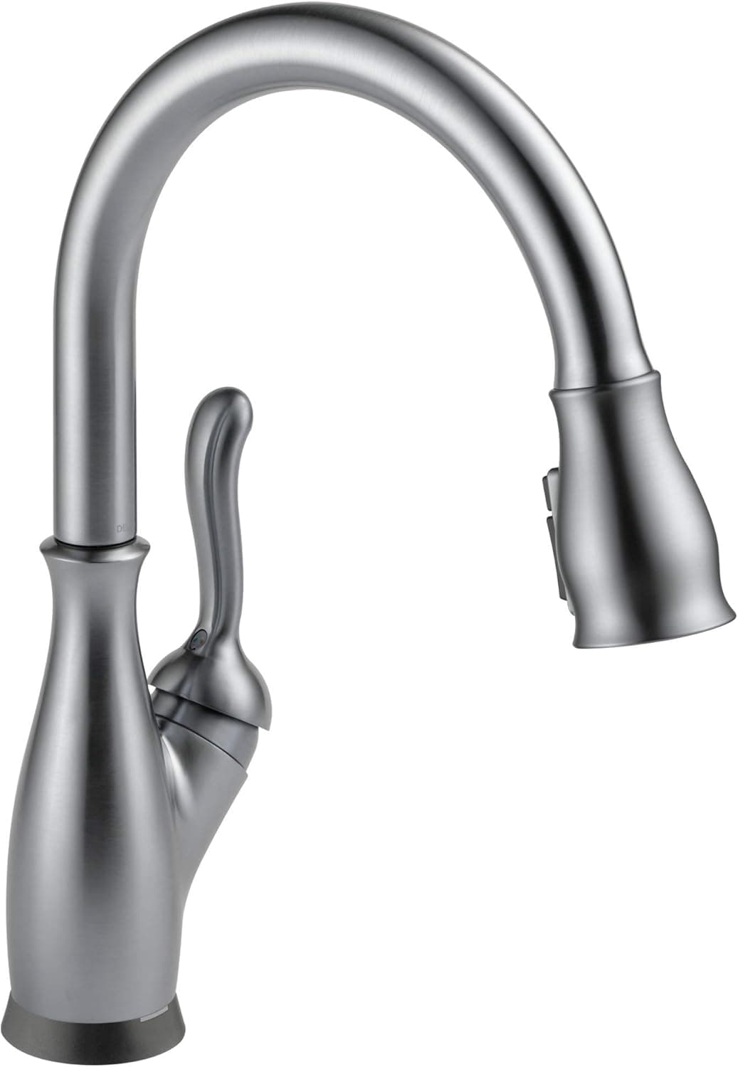 Delta Faucet Leland Touch Kitchen Faucet Brushed Nickel, Kitchen Faucets with Pull Down Sprayer, Kitchen Sink Faucet, Touch Faucet for Kitchen Sink, Touch2O Technology, Arctic Stainless 9178T-AR-DST