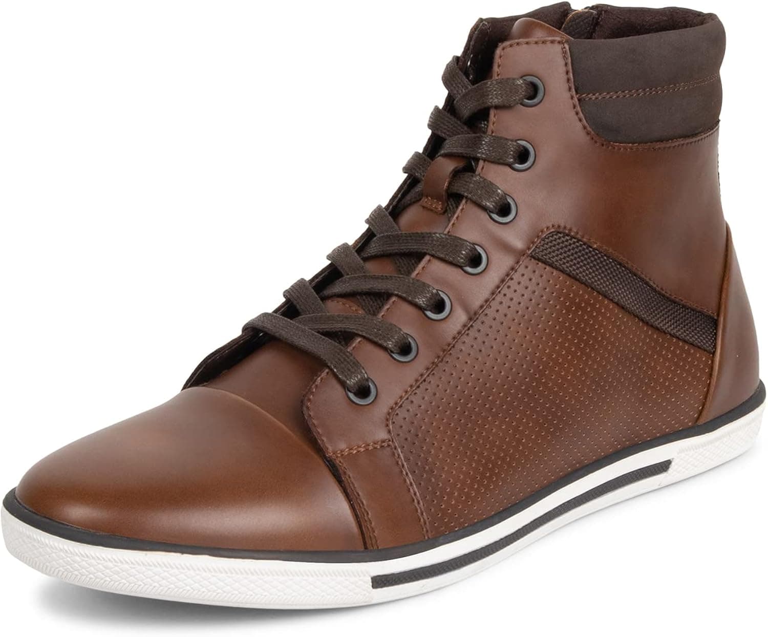 Kenneth Cole Men's High Top Lace Up Boot Crown Worthy Casual Fashion Sneakers