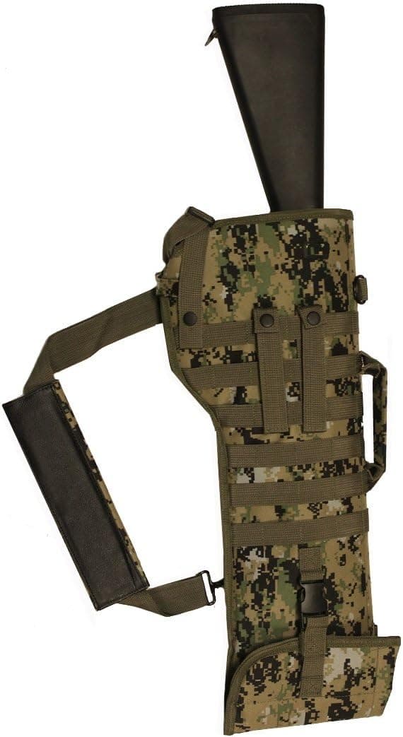 Ultimate Arms Gear Tactical Marpat Woodland Digital Camo Camouflage Ambidextrous Molle Rifle Shotgun Scabbard Soft Protective Case