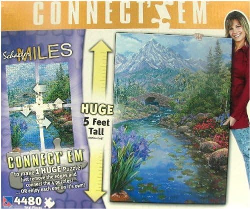 Connect 'em 4-in-1 Schaefer Miles 5ft 4480 Piece Puzzle