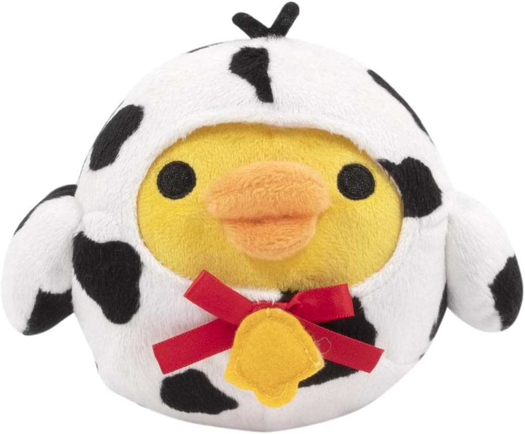 Rilakkuma Series Dressed as Cow (Kiiroitori - 5 Inches)