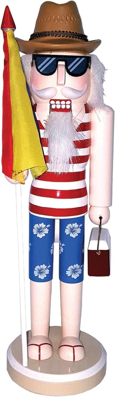 Santa's Workshop 70873 Day at The Beach Nutcracker, 14", Multi