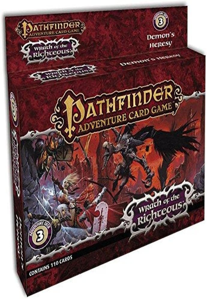 Paizo Inc. Wrath of The Righteous The Demon's Heresy Adventure Deck