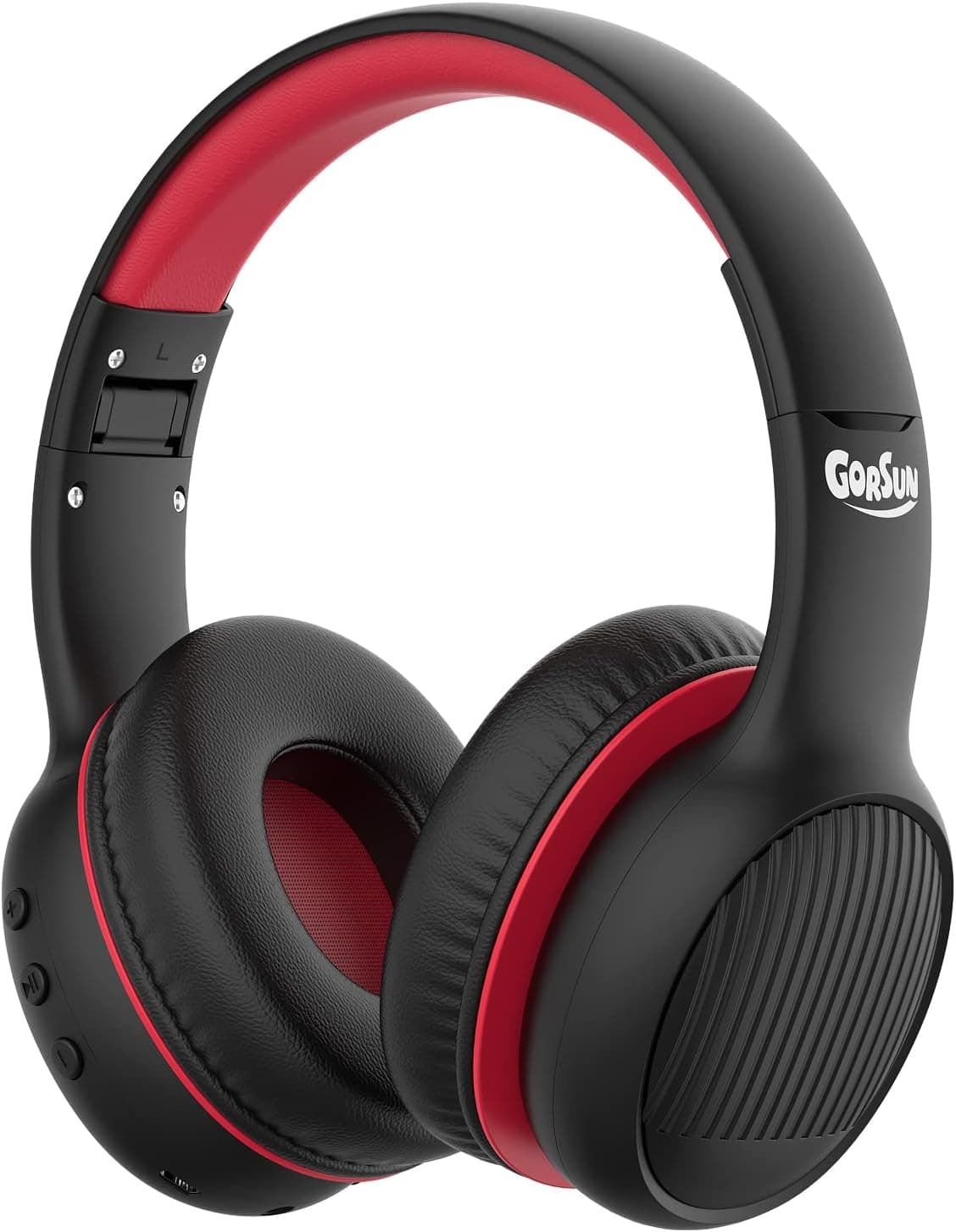 gorsun Bluetooth Kids Headphones with 85/94dB Volume Limited, Kids Wireless Headsets Over Ear, Toddler Headphones for Children, Wired/Wireless Mode, Bluetooth 5.0, HD Sound, Built-in Microphone-Black