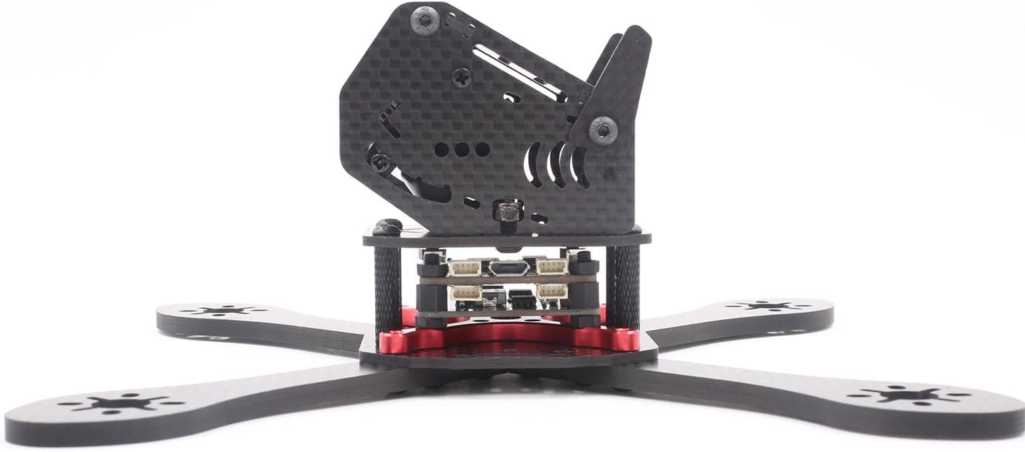 YUFAY Quadcopter Quad Drone X Frame FPV Racing Race GEPRC ZX5 5inch Frame 190mm Carbon Fiber Multirotor Frame with 5V&12V PDB for RC Quad Quadcopter Drone FPV Kit