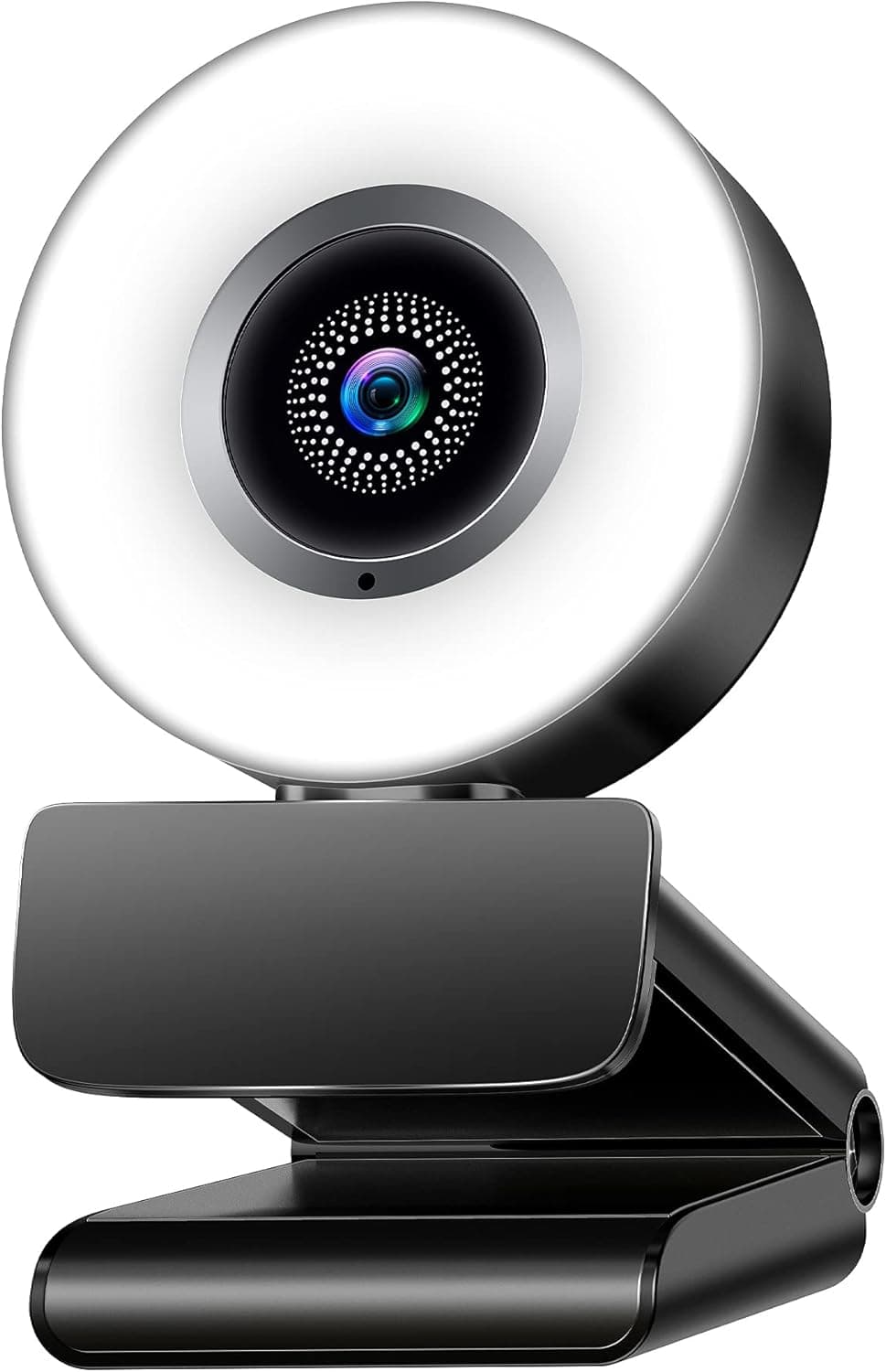 VUPUMER 2K Webcam HD Streaming Camera with Ring Light 3-Level Adjustable Brightness Plug and Play Computer Web Camera with Tripod for PC Desktop Laptop Mac, Zoom Skype Facetime and Video Calling