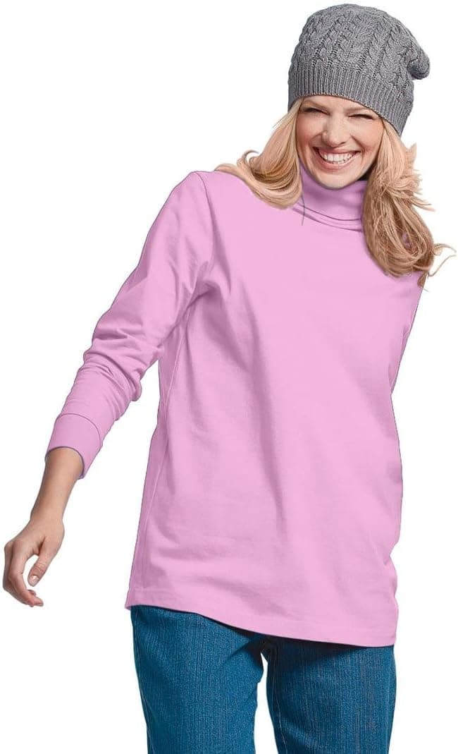 BCO Women's Plus Size Turtleneck T-Shirt