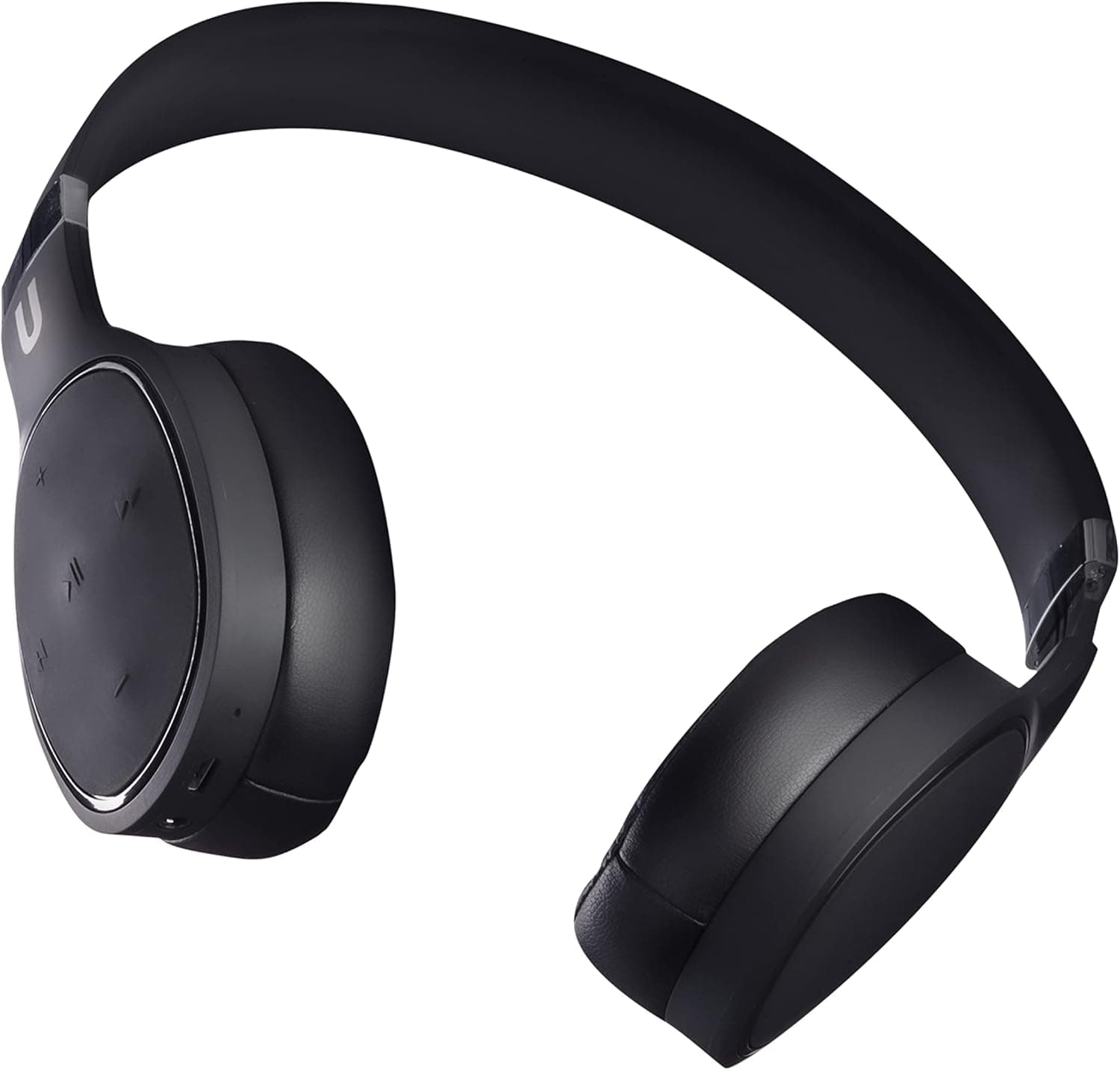 UNOSOUNDS On Ear Headphones, Wireless and Bluetooth, Noise Reducing, Comfortable Design, Built in Mic and Wired Mode for Mobile, PC & TV, Includes 3.5mm Aux Cable and USB Charger (Black)