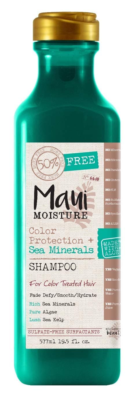 Maui Moisture Shampoo Sea Mineral 19.5 Ounce (Protect) (577ml) (2 Pack)
