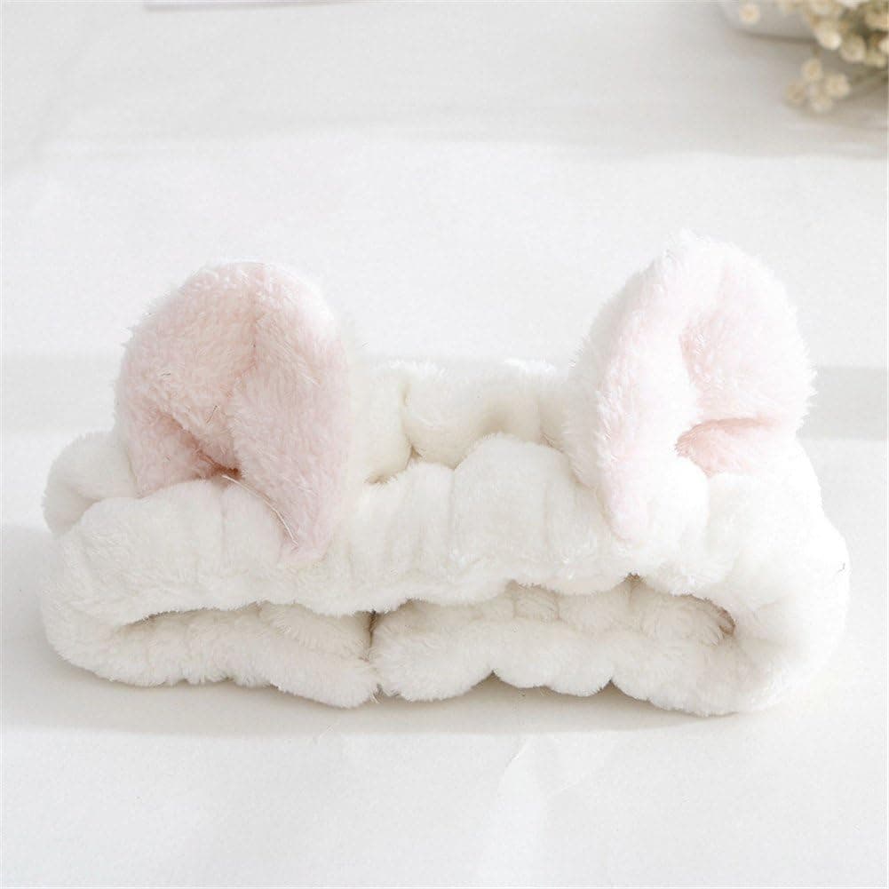 JingyangO Women Girls Make up Lovely Ear Hair Band Cute Pretty Beauty Lovely Stylish Meow Cat Ears Cosplay Party Gift Elastic Hair Band