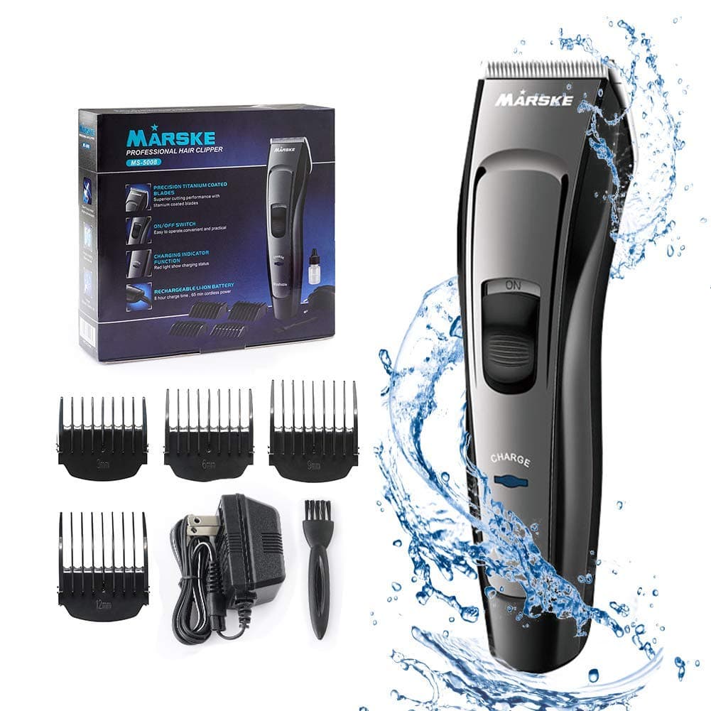 Hair Clippers For Men Professional Hair Clippers Cordless Haircut Hair Trimmer Electric Hair Clipper Razor for Men,Grooming Kit 4 Limit Comb Waterproof Clippers Household Adult Baby