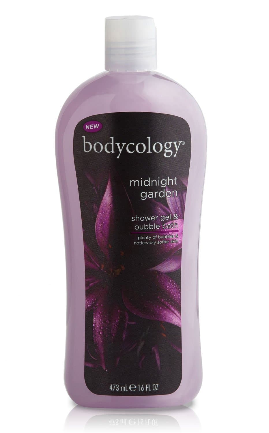 Bodycology Shower Gel and Bubble Bath, Midnight Garden, 16-Fluid Ounce (Pack of 2)