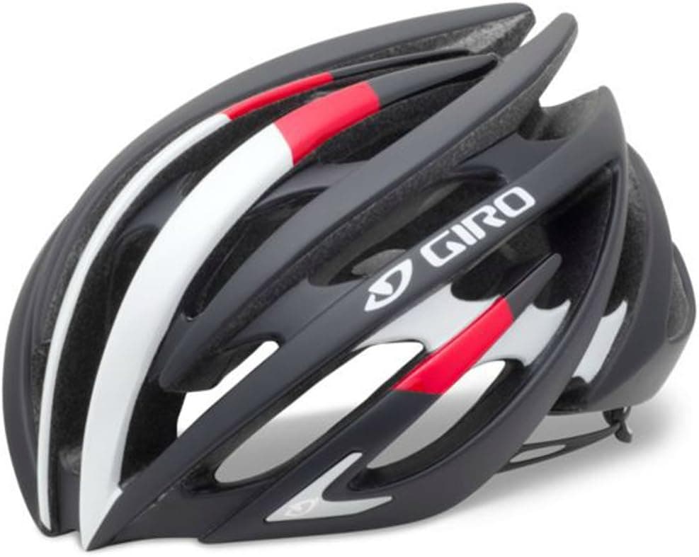 Giro 2015 Aeon Road Cycling Helmet (Matte Black/Red - L 59-63 cm)