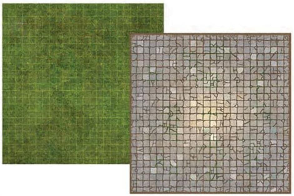 Battle Mat Board Dungeon and Grassland
