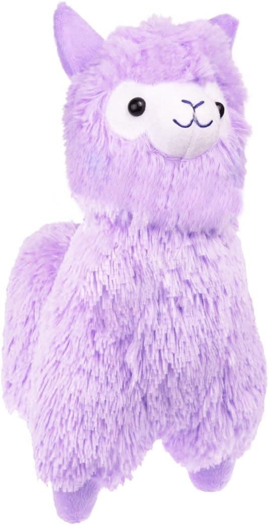 TOLLION Cuddly Soft Purple Alpaca Llama Lamb Toy -7" Stuffed Animal Cushion Plush Doll Valentine Gift New Baby Gift Graduate Gift Lovers Anniversary Fiesta Gift for Girlfriend Children and Friends