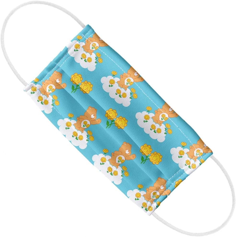 Care Bears Friend Bear 1-Ply Reusable Face Mask Covering, Unisex