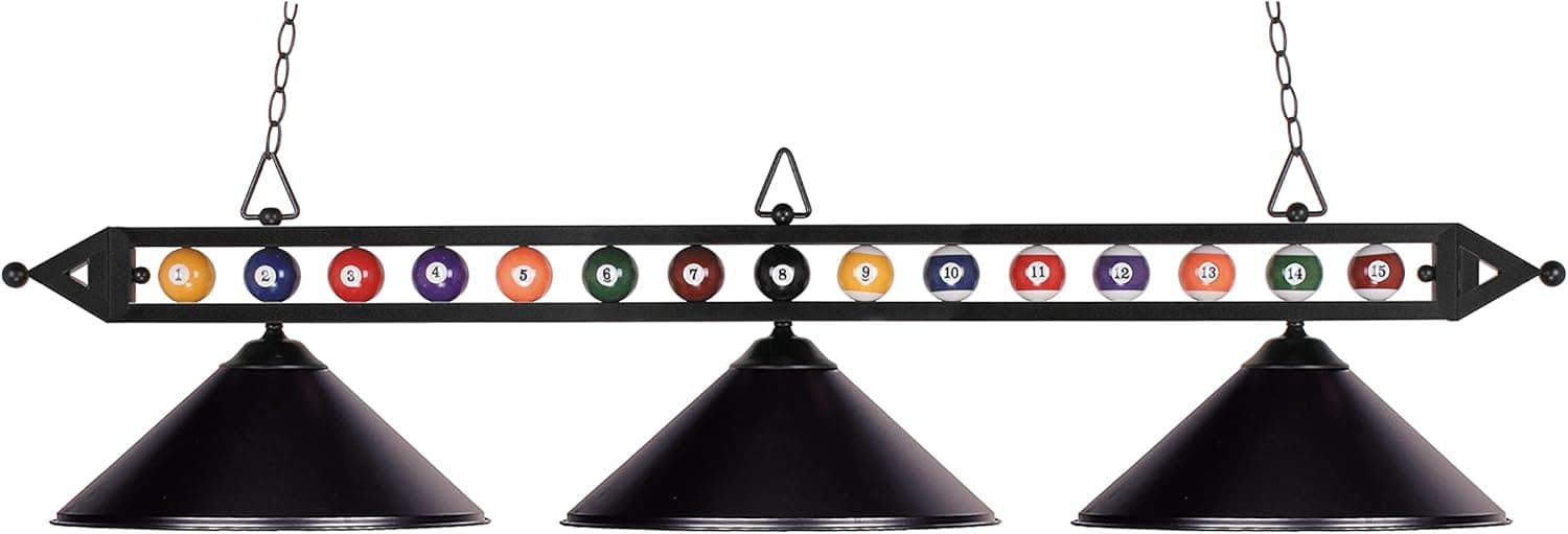 Elk Home 190-1-BK-M Designer Classics 58'' Wide 3-Light Linear Chandelier in Matte Black