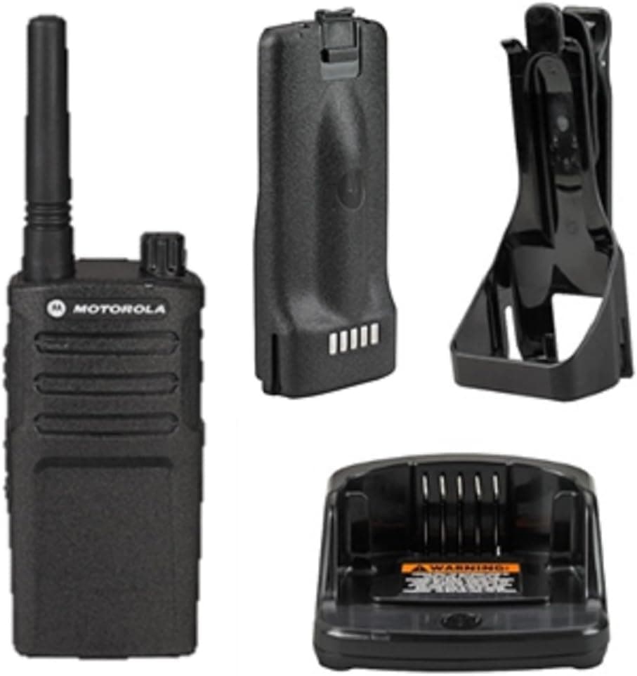 6 Pack Motorola RMU2040 Walkie Talkie Radios with Headsets