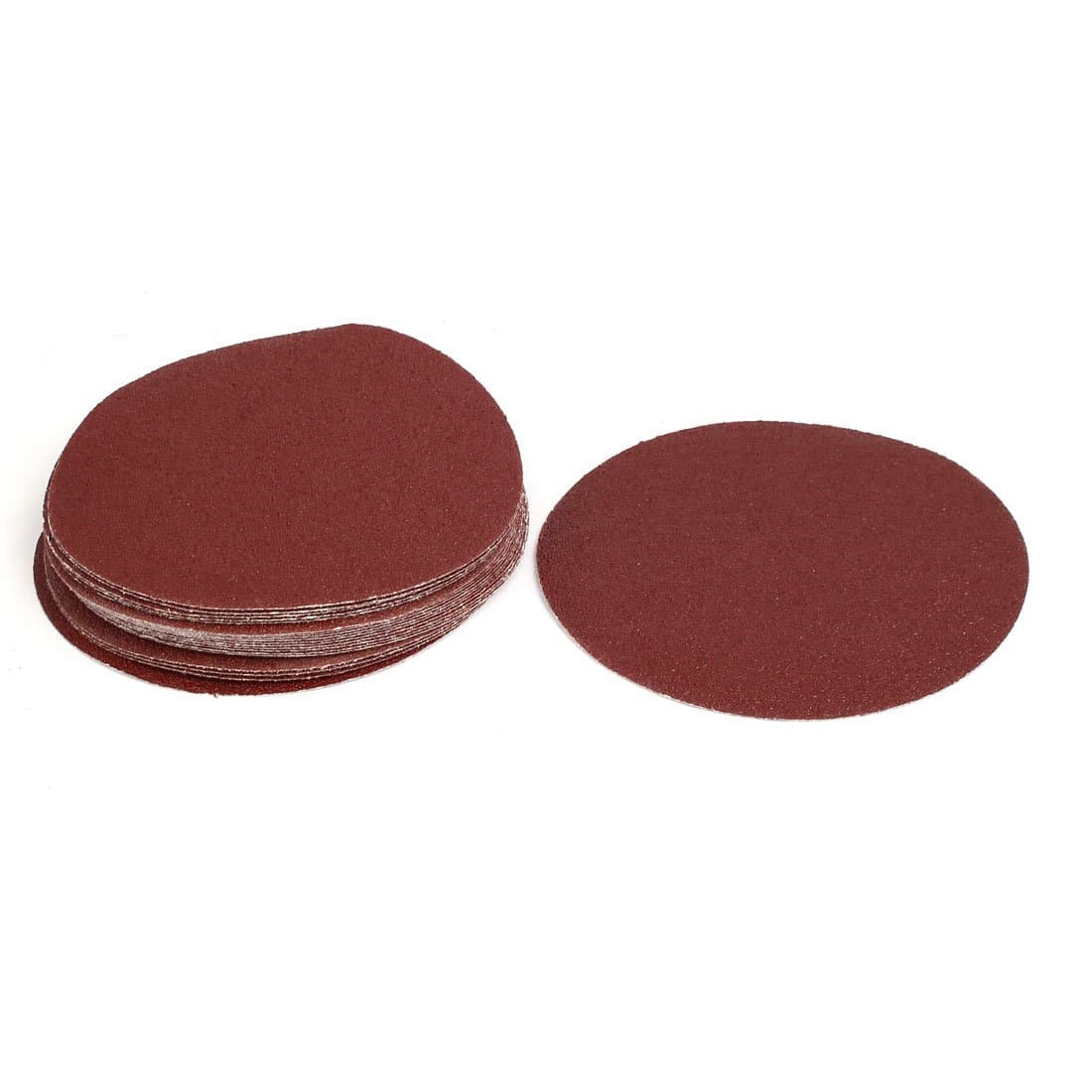uxcell 40 Grit 7-inch Diameter Sandpaper Hook Loop Sanding Disc 20 Pcs