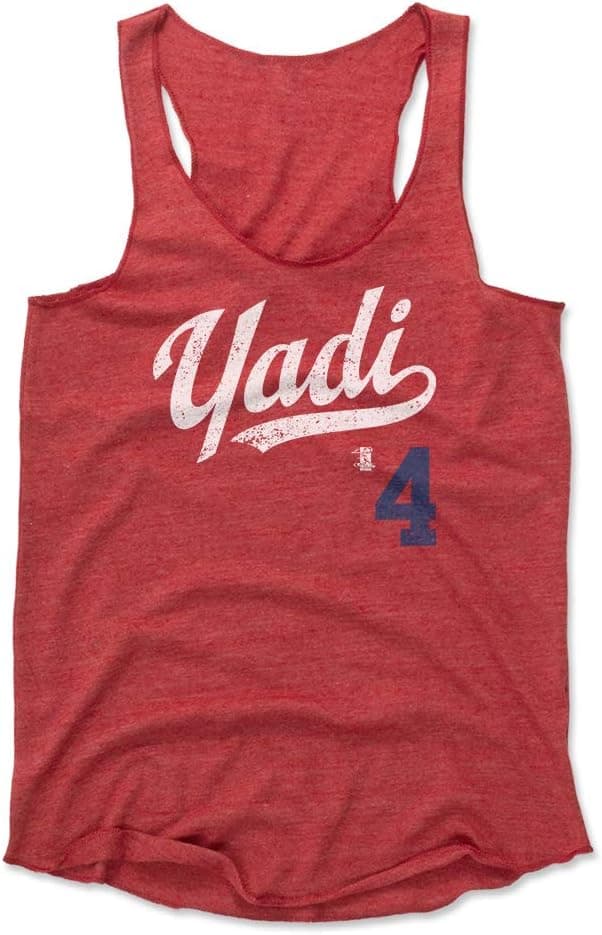 500 LEVEL Yadier Molina Women's Tank Top - St. Louis Baseball Women's Apparel - Yadier Molina Yadi Players Weekend