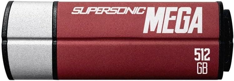 Patriot 512GB Supersonic Mega USB 3.1/USB 3.0 Flash Drive with Up to Read 380MB/sec & Write 70MB/sec- PEF512GSMGUSB