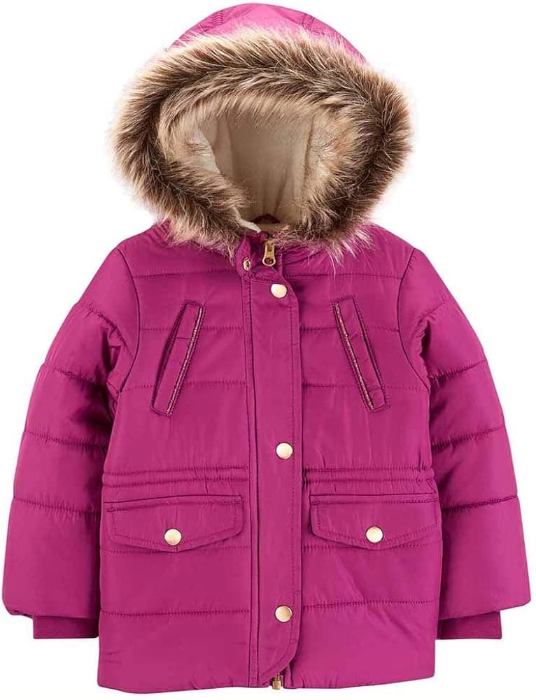 Carter's Little Girls' Violet Parka Outerwear Jacket