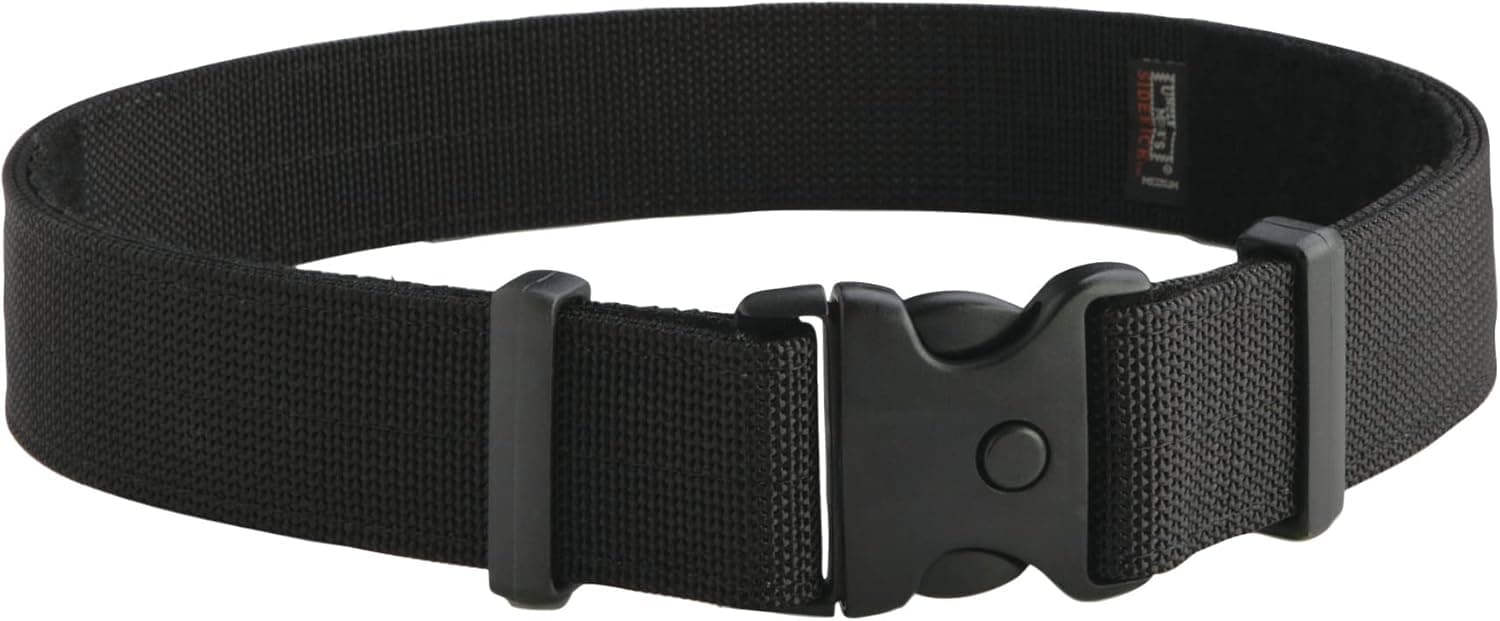Uncle Mike's Kodra Nylon Web Deluxe Duty Belt (Large, Black)