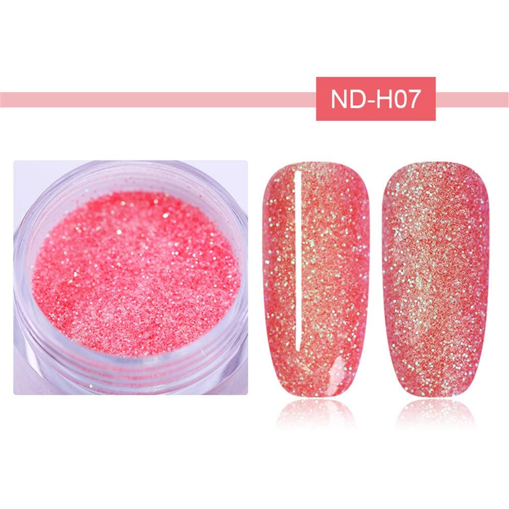 NICOLE DIARY Dipping Nail Powder Chameleon Acrylic Nail Powder Without Lamp Cure Natural Dry Nail Glitter Long Lasting Nail Art Decoration 10g(#7)