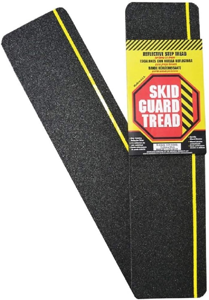 Skid Guard 67304 Stair Tread, Black/Yellow (Pack of 12)